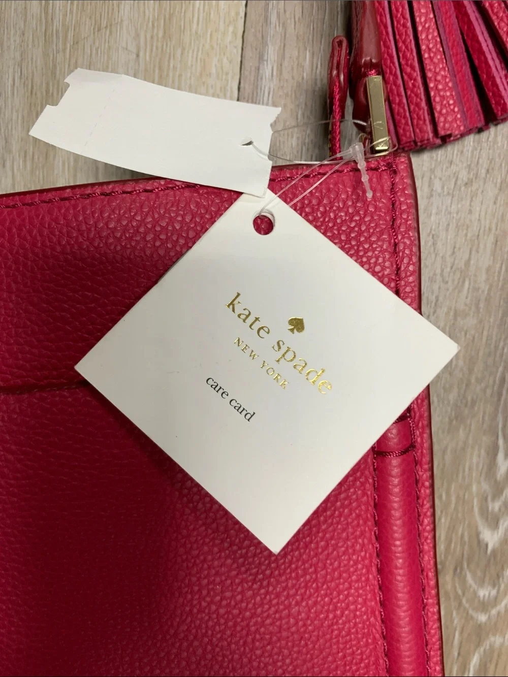 kate spade Hot Pink Pebbled Leather Crossbody